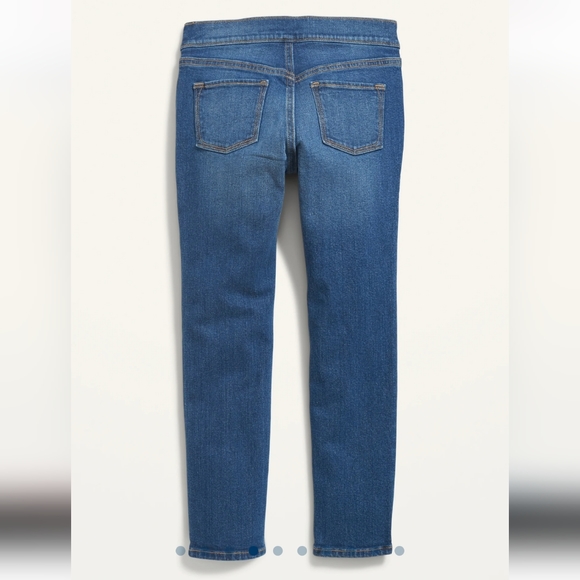 Old Navy Girl's Skinny Jeans Medium Wash Size XL (14-16) - Picture 4 of 14